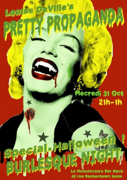 halloween burlesque manufacture paris