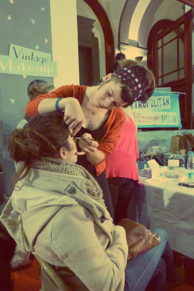 salon vintage maquillage