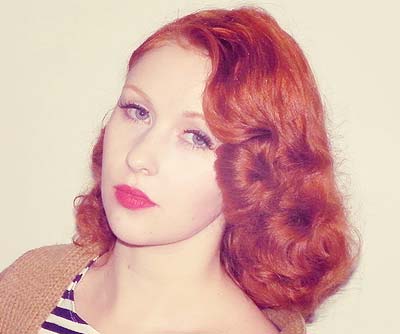 coiffure pin up ondulations pas a pas