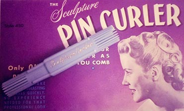 sculpture pin curler