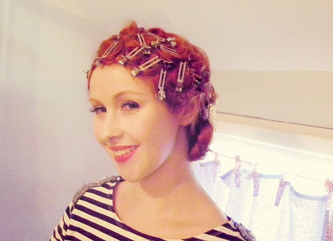 tuto coiffure retro pin curls monroe