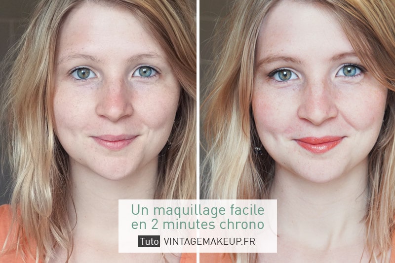 un maquillage facile