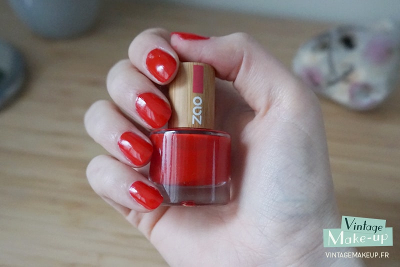 vernis carmin zao