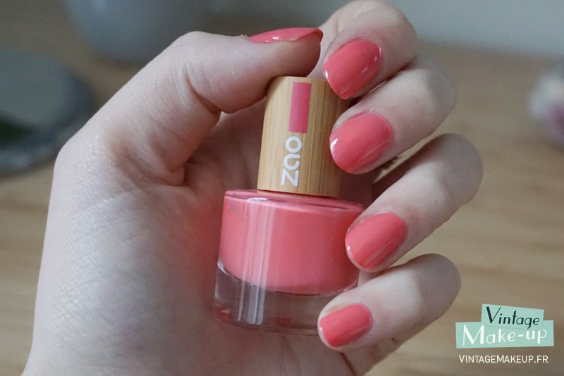 vernis zao rose corail