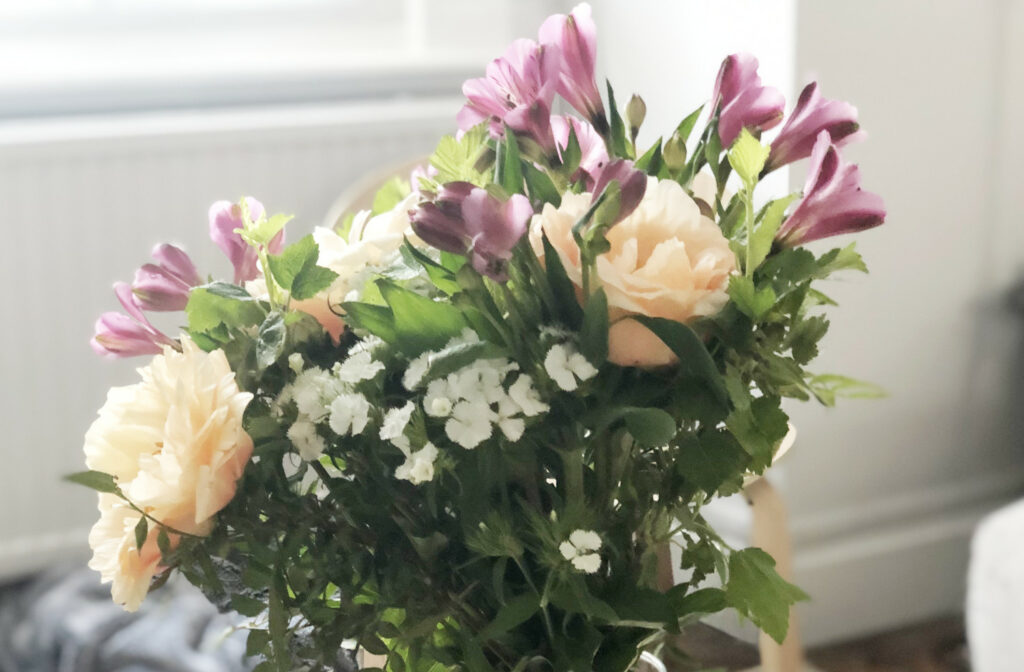 bouquet fleurs monsieur marguerite