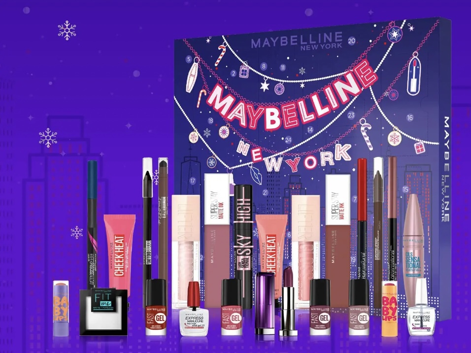 Calendrier de l'Avent Maybelline