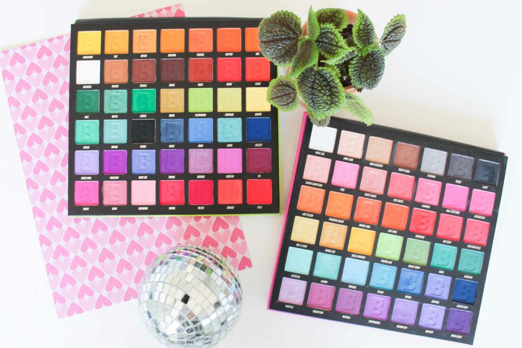 comparatif palettes bright et bright 2.0 beauty bay