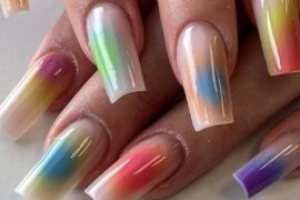 tendance aura nails