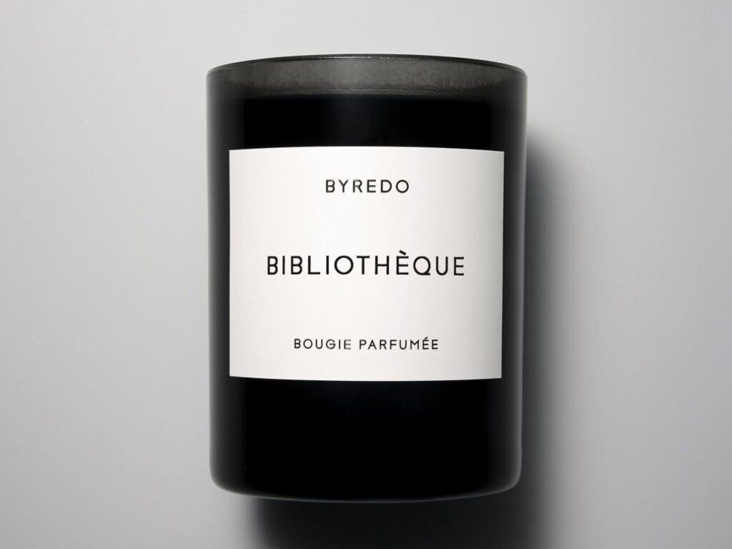 Bougie Bibliothèque Byredo