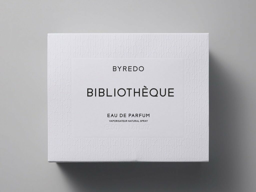 Présentation parfum Bibliothèque Byredo