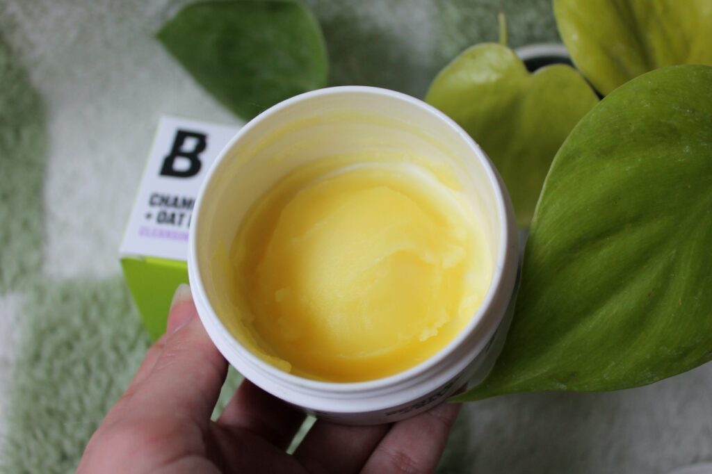 Test du baume démaquillant Chamomile + Oat Lipid Cleansing Balm de Beauty Bay